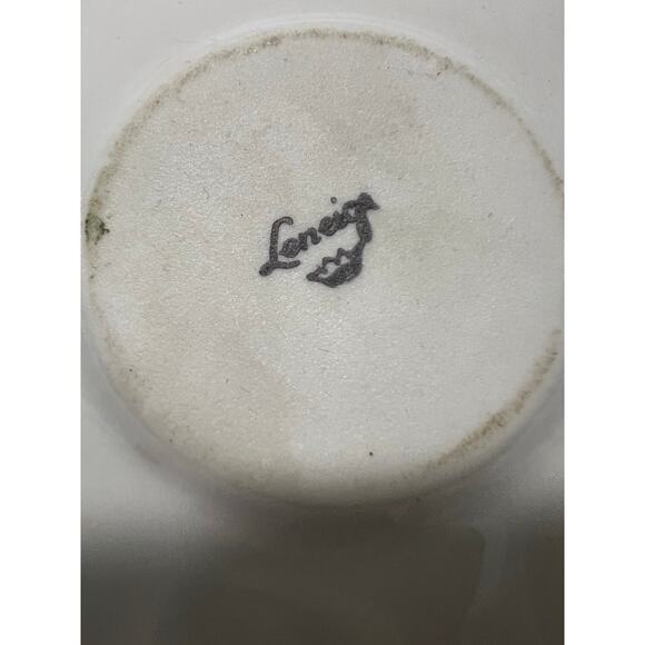 Vintage Leneige Tea Cup and Saucer; Floral Gold - Picture 8 of 11